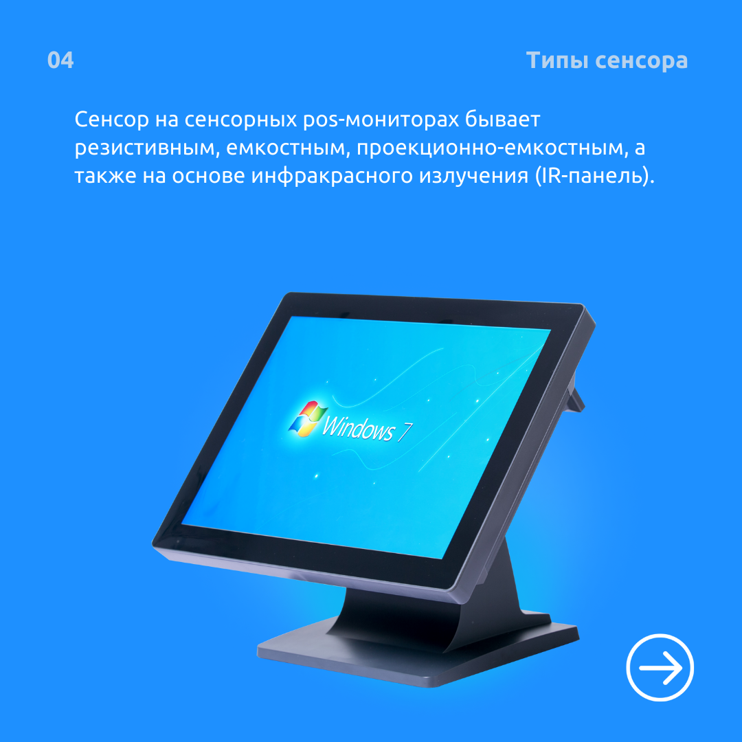 Сенсорные POS-мониторы: типы сенсора-4